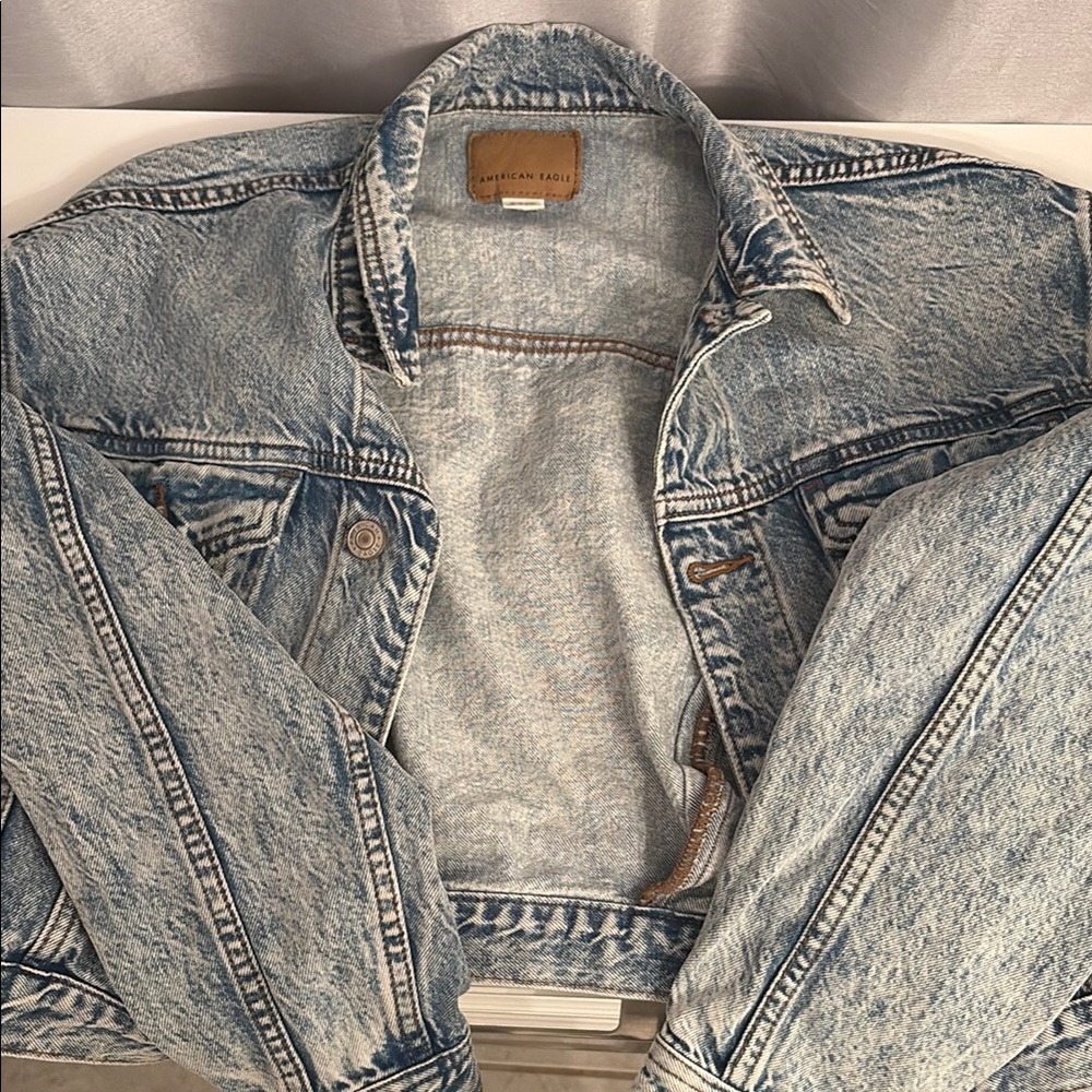 American Eagle Outfitters Blue Denim Jacket
